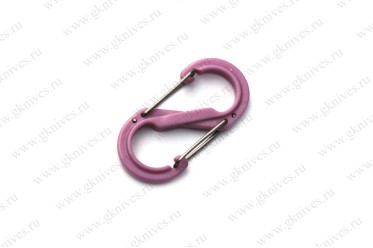 Карабин s-образный пластиковый 51мм (pink) арт.0664.10