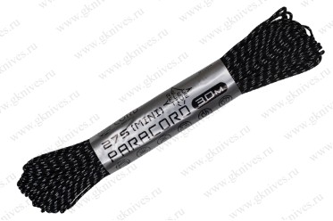 Паракорд (mini) Reflective 275 BLACK 30м арт.0629.110