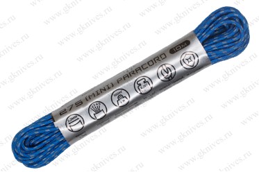 Паракорд (mini) Reflective 275 BLUE 10м арт.0629.111