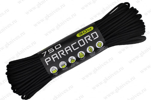 Паракорд 750 BLACK 30м арт.0629.107