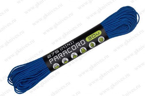 Паракорд (mini) 275 BLUE 30м арт.0629.78