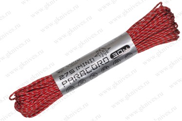 Паракорд (mini) Reflective 275 RED 30м арт.0629.115