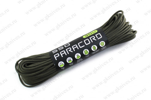 Паракорд 550 ARMY GREEN 30м арт.0629.27