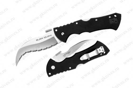 Нож Cold Steel 22BS Black Talon 2 Serrated Edge