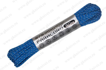Паракорд (mini) Reflective 275 BLUE 30м арт.0629.112