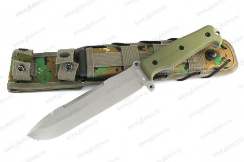 Нож выживания Survivalist X AUS-8 TacWash Green G10