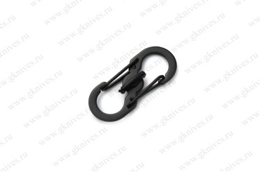 Карабин s-образный с блокировкой 36мм (black) арт.0664.29