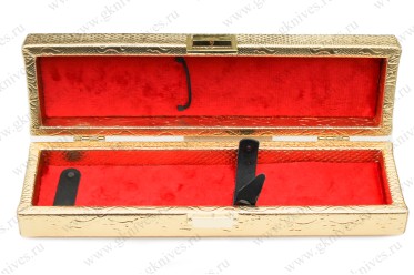 Подарочная шкатулка (золотая) арт.0156.34