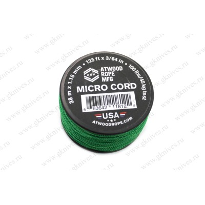 Микрокорд ATWOODROPE 38м (green) арт.0646.39