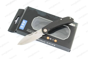 Складной нож SanRenMu 7315 сталь 12С27, рукоять carbon
