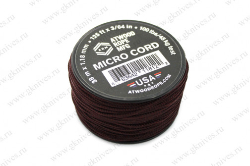 Микрокорд ATWOODROPE 38м (maroon) арт.0646.51