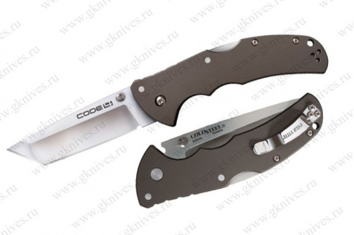 Нож Cold Steel 58PT Code-4 Tanto Point Plain арт.0453.79