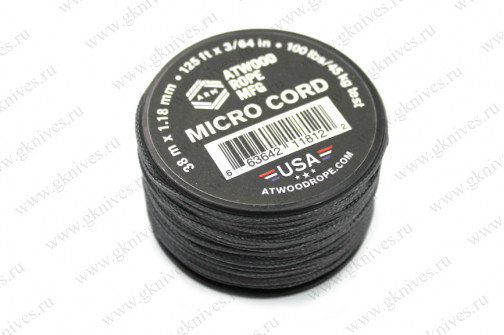 Микрокорд ATWOODROPE 38м (graphite) арт.0646.52