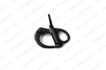Карабин пеликан 35мм (black) арт.0664.59