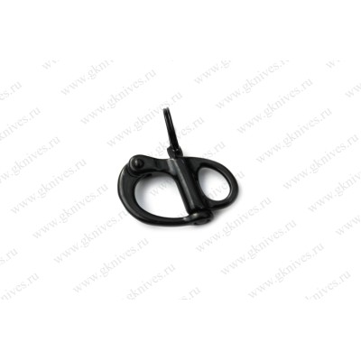 Карабин пеликан 35мм (black) арт.0664.59