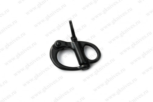 Карабин пеликан 35мм (black) арт.0664.59
