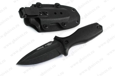 Нож скрытого ношения с фиксированным клинком Grave Blackwash арт.0440.36
