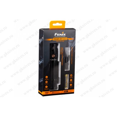 Набор Fenix PD36R LED Flashlight+E01 V2.0 арт.0510.250