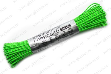 Паракорд (mini) Reflective 275 Neon Green 30м арт.0629.221