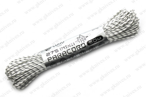 Паракорд (mini) Reflective 275 White 30м арт.0629.220