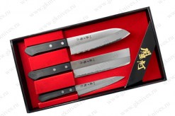 Набор из 3-х Кухонных Ножей FUJI CUTLERY (TJ-GIFTSET-B) арт.0649.30