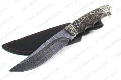 Нож Восточный (Авторская работа) дамасская сталь арт.0023.87