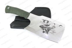Тяпка для мяса КОК-3 сталь 65х13, эластрон, зеленый арт.2772026