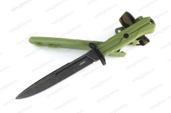 Нож тактический Mr.Blade Леший (Black Stonewash, Oliva) арт.0440.65