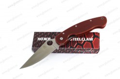 Нож складной Steelclaw Боец 3 (бордовый) арт.0947.226
