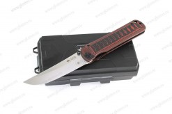 Складной нож Whisper AUS-10Co StoneWash Red