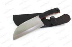 Нож Сербский 95х18, рукоять G10 (черный) красный спейсер арт.0947.275