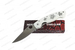 Нож складной Steelclaw Боец 3 (белый) арт.0947.227